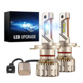 H4/9003/HB2 LED Headlight Bulbs 110W 6500K 28000LM White Dual-function 2Pcs for Chevrolet/Ford/GMC//BMV/Dodge/Honda/Nissan/Jeep